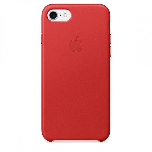 Apple iPhone 7 Leather Case - Red