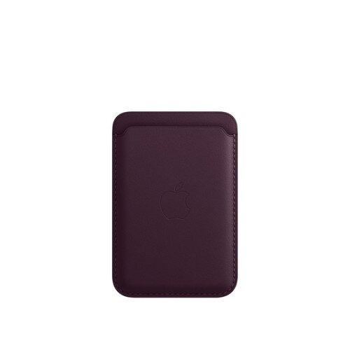 Apple iPhone Leather Wallet with MagSafe 2021 - Dark Cherry