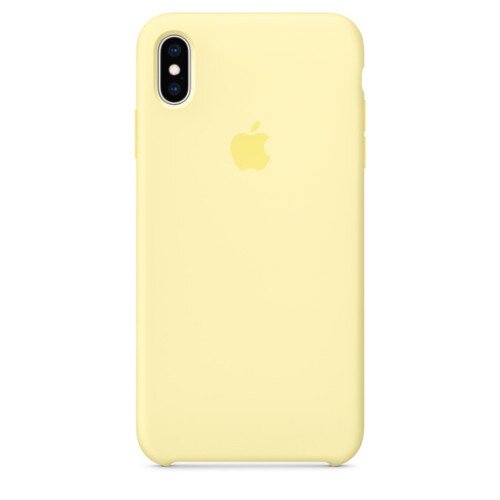 Apple iPhone XS Max Silicone Case - Mellow Yellow