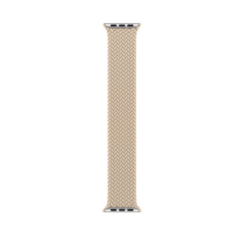 Apple Watch 45mm Beige Braided Solo Loop - Size-12