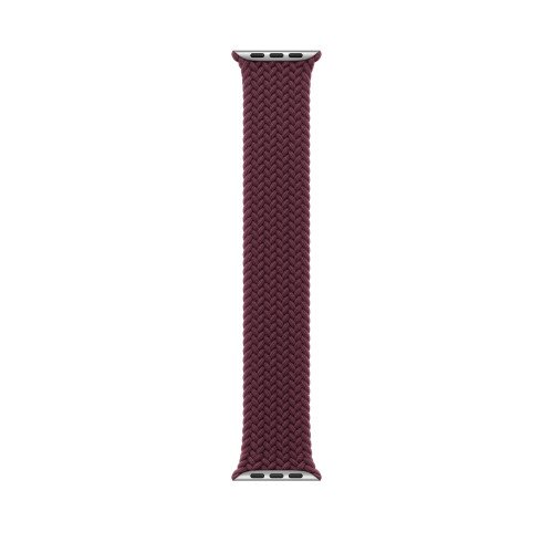 Apple Watch Braided Solo Loop Band - Burgundy - 46mm - Size-7
