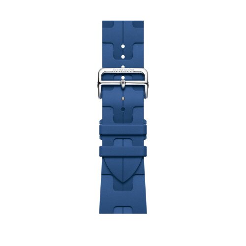 Apple Watch Hermes Kilim Single Tour Band - 46mm - Bleu de France