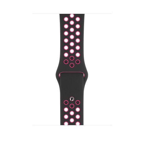 Apple Watch Nike Sport Band - 44mm - Black/Pink Blast