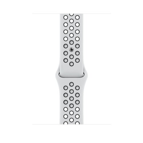 Apple Watch Series Nike Sport Band - 45mm - Pure Platinum/Black