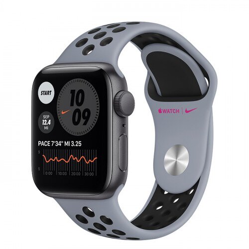 Apple Watch SE Space Gray Aluminum Case with Nike Sport Band