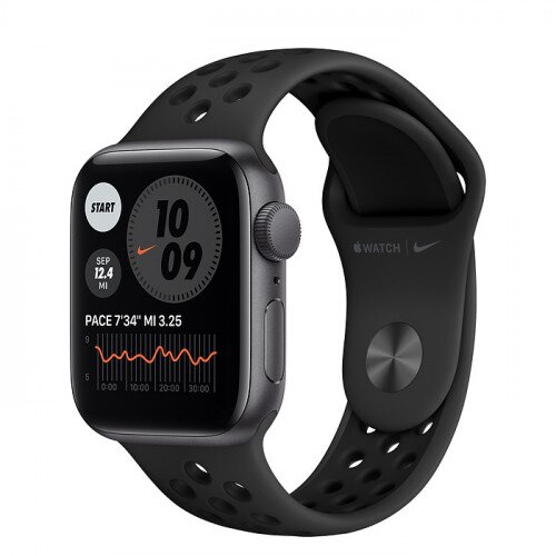 Apple Watch SE Space Gray Aluminum Case with Nike Sport Band - 40mm - Anthracite/Black