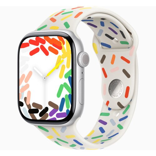 Apple Watch Series 10 - 46mm - M/L - Silver Aluminum Case - Pride Edition