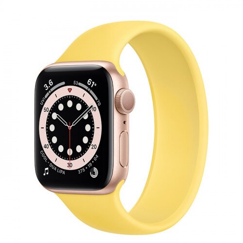 Apple Watch Series 6 Gold Aluminum Case with Solo Loop - 40mm - Size-5 - Ginger