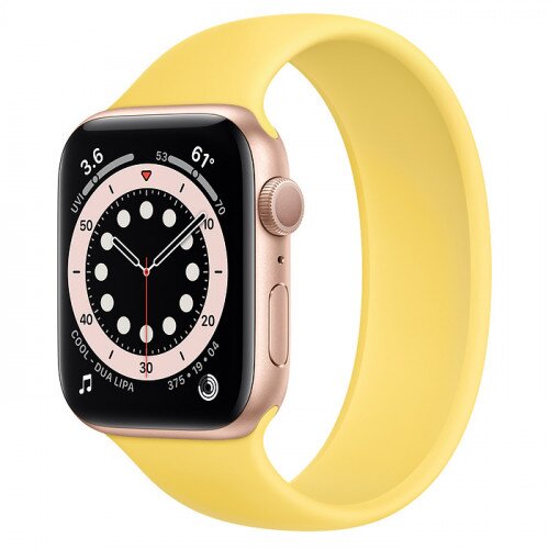 Apple Watch Series 6 Gold Aluminum Case with Solo Loop - 44mm - Size-11 - Ginger