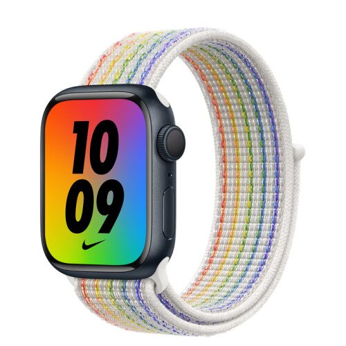 Apple Watch Series 7 Midnight Aluminum Case with Nike Sport Loop