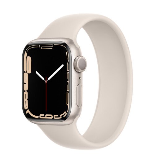 Apple Watch Series 7 Starlight Aluminum Case with Solo Loop - Starlight - 41mm - 1