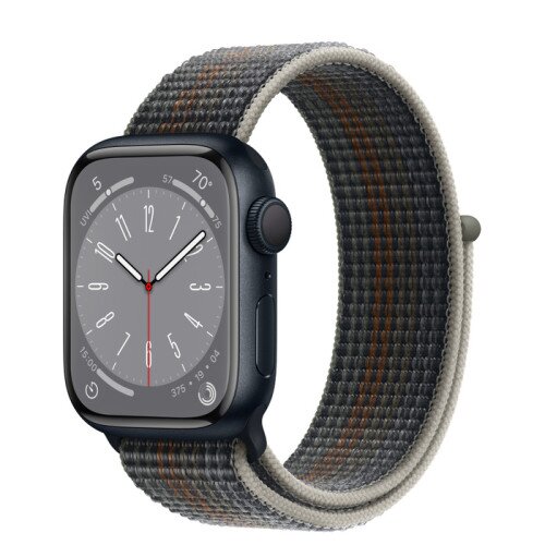 Apple Watch Series 8 - 41mm Midnight Aluminum Case with Midnight Sport Loop - Size-1