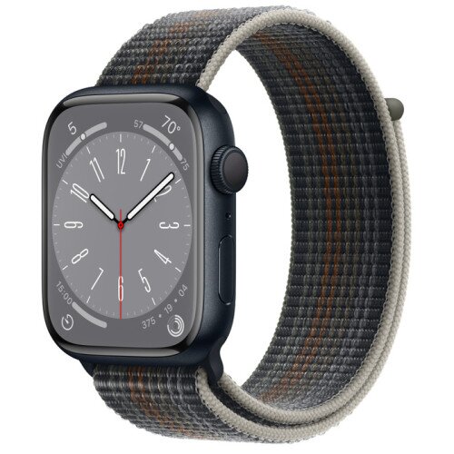 Apple Watch Series 8 - 45mm Midnight Aluminum Case with Midnight Sport Loop - Size-1