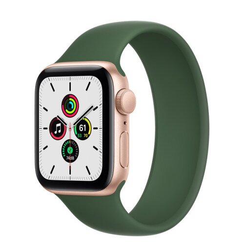 Apple Watch Series SE Gold Aluminum Case with Solo Loop - Clover - 40mm - 9