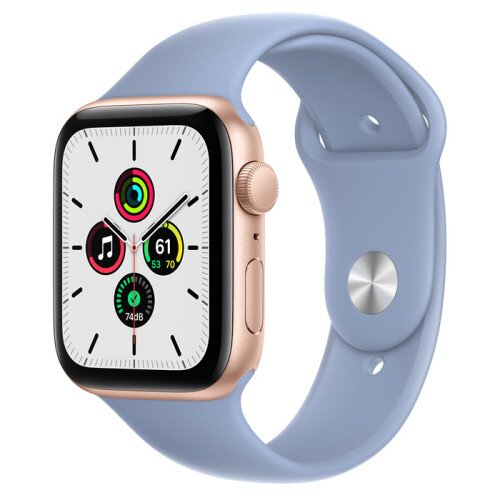 Apple Watch Sport SE Gold Aluminum Case with Sport Band - Blue Fog - 44mm