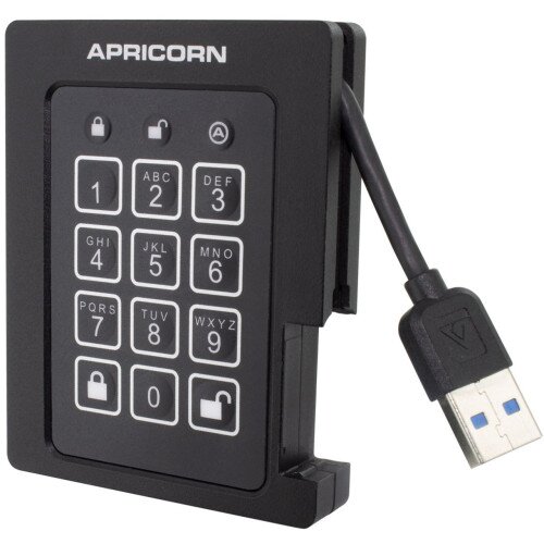 Apricorn Aegis Padlock SSD - USB 3.0 Solid State Drive - 120GB