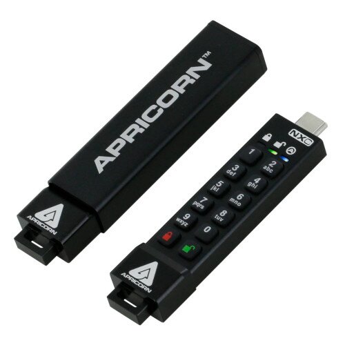 Apricorn Aegis Secure Key 3NXC USB 3.2 Encrypted Flash Drive - 128GB