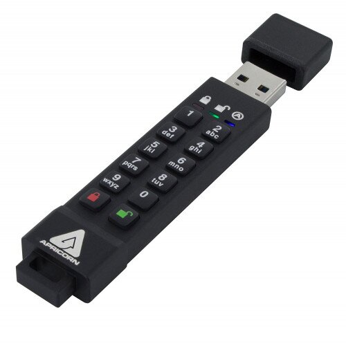 Apricorn Aegis Secure Key 3z USB 3.1 (3.0) Flash Drive - 8GB