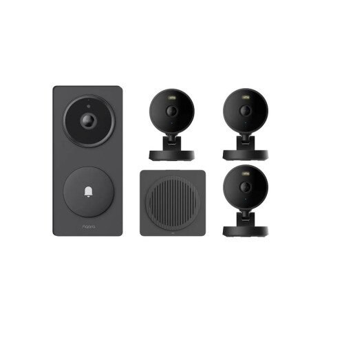 Aqara Doorbell Camera Hub G410 with 3 Camera G100 - Gray