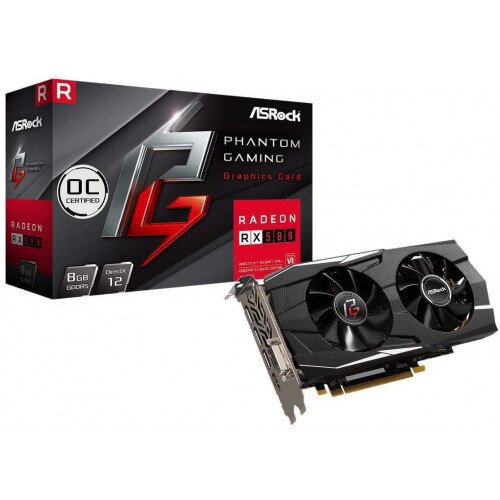 ASRock Phantom Gaming D Radeon RX580 8G OC Graphics Card