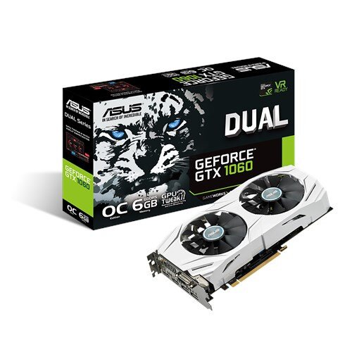ASUS Dual GeForce GTX 1060 Graphics Card - GDDR5 6GB