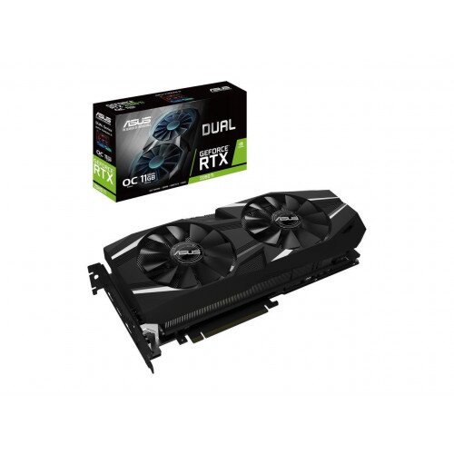 ASUS Dual GeForce RTX 2080 Ti OC Edition 11GB GDDR6 with High-Performance Cooling for 4K and VR Gaming Graphics Card
