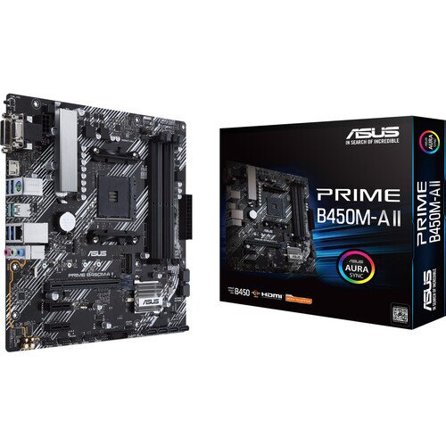 ASUS Prime B450M-A II Micro-ATX Motherboard