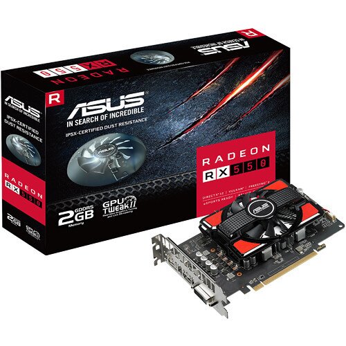ASUS Radeon RX 550 Graphics Card