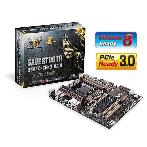 ASUS Sabertooth 990FX/GEN3 R2.0 Motherboard