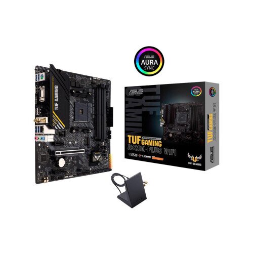 ASUS TUF GAMING A520M-PLUS WIFI AMD (Ryzen AM4) Micro ATX Gaming Motherboard