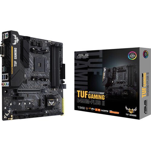 ASUS TUF Gaming B450M-Plus II AM4 Micro-ATX Motherboard