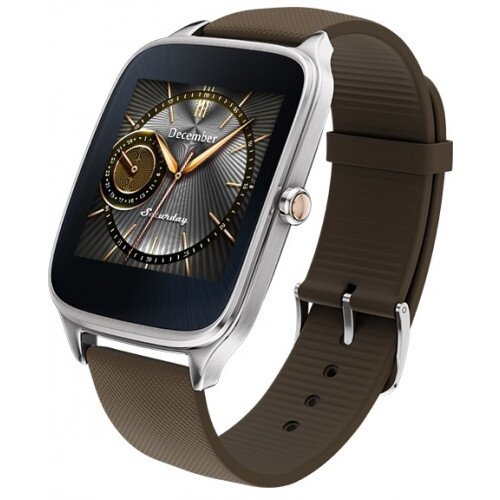 ASUS ZenWatch 2 (WI501Q) - Silver - Rubber2