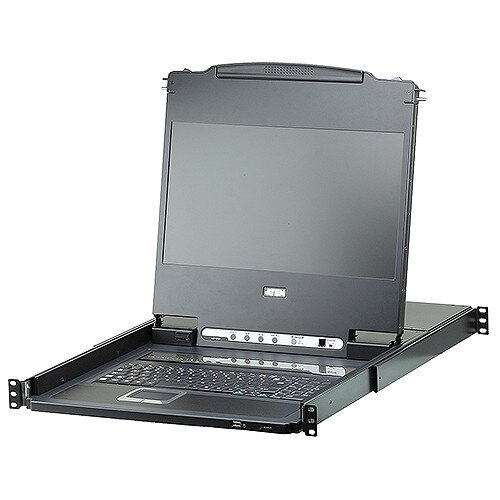 ATEN 8-Port USB DVI Single Rail WideScreen LCD KVM Switch