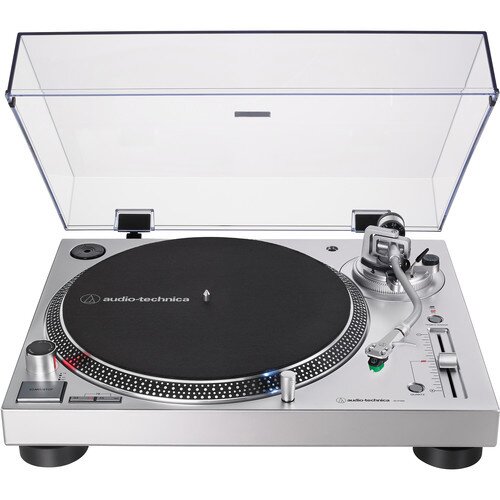 Audio-Technica AT-LP120XUSB Direct-Drive Turntable (Analog & USB) - Silver