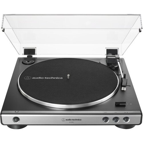 Audio-Technica AT-LP60X Fully Automatic Belt-Drive Turntable - Gunmetal/Black