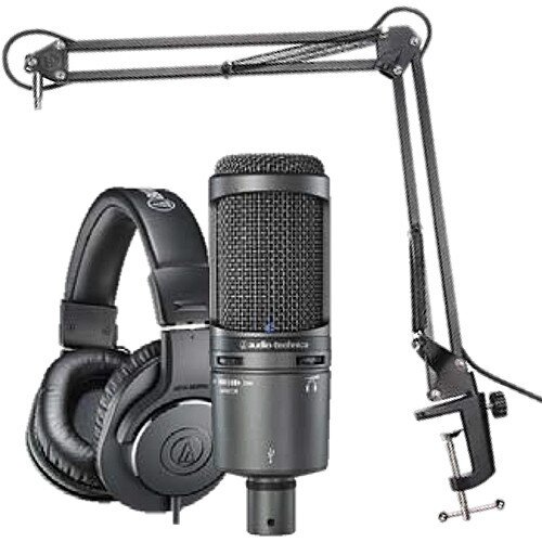 Audio-Technica AT2020USB+PK Streaming/Podcasting Pack Microphone