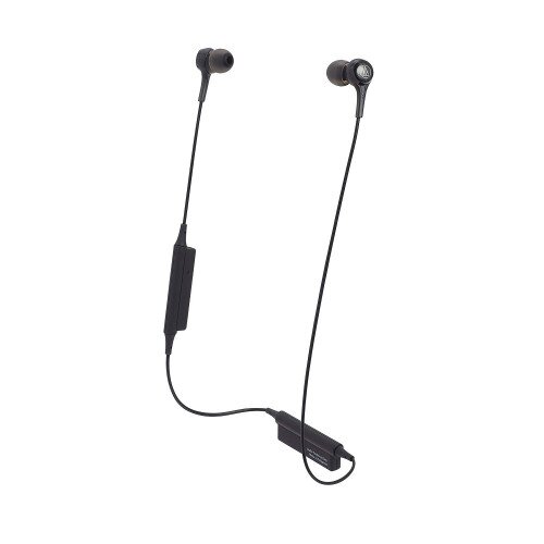 Audio-Technica ATH-CK200BT Wireless In-Ear Headphones with In-line Mic & Control - Black