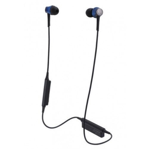 Audio-Technica ATH-CKR55BT Sound Reality Wireless In-Ear Headphones - Blue