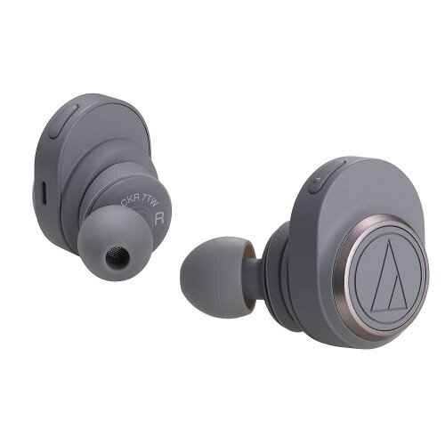 Audio-Technica ATH-CKR7TW Wireless In-Ear Headphones - Gray