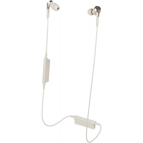 Audio-Technica ATH-CKS550XBT Solid Bass Wireless In-Ear Headphones - Champagne Gold