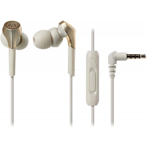 Audio-Technica ATH-CKS550XiS Solid Bass In-Ear Headphones - Champagne Gold
