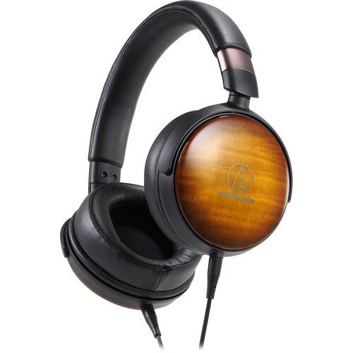 Audio-Technica ATH-WP900 Portable Over-Ear Wooden Headphones