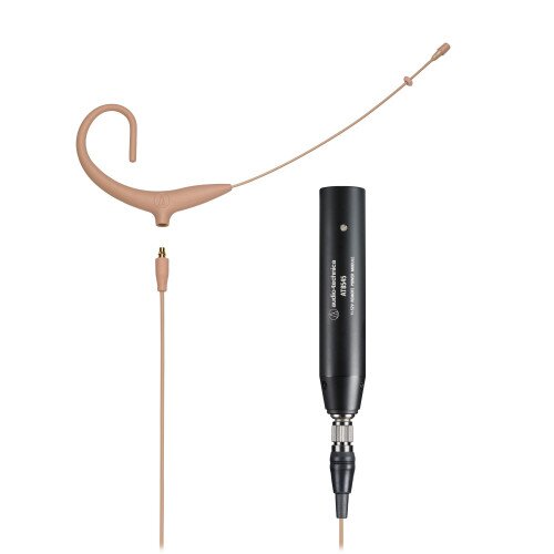 Audio-Technica BP892x MicroSet Omnidirectional Condenser Headworn Microphone - Beige