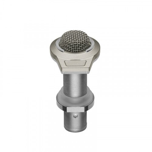 Audio-Technica ES945/LED Omnidirectional Condenser Boundary Microphone with Mute Switch and LED Indicator - Silver