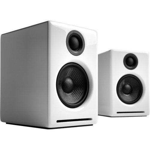 Audioengine A2+ Home Music System w/ Bluetooth APTX - Hi-Gloss White