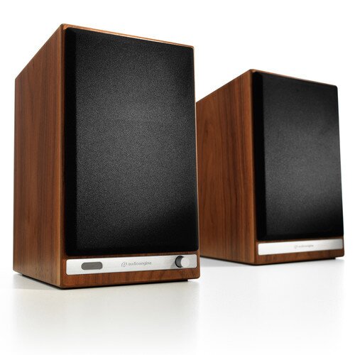 Audioengine HD6 Home Music System w/Bluetooth aptX-HD - Real Wood Walnut Veneer