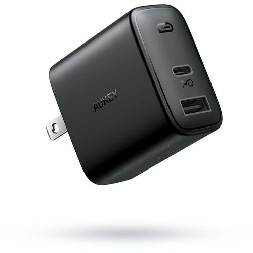 AUKEY PA-F3S Swift Charger Mix 32W Dual-Port Cube Plug Power 10-Pack Value Bundle