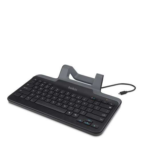 Belkin Wired Tablet Keyboard w/ Stand for Tablets (Micro-USB Connector)