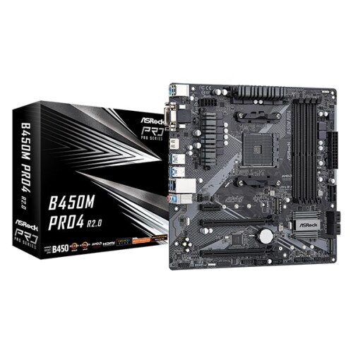 ASRock B450M Pro4 R2.0 Motherboard