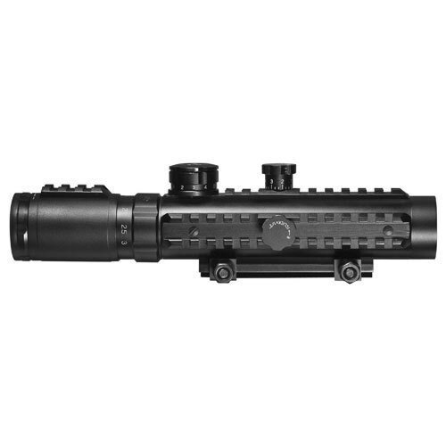 Barska 1-3x30mm IR Sight Green Laser Light Ultimate Combo
